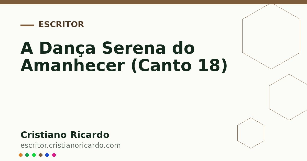 Card OG automático: A Dança Serena do Amanhecer (Canto 18)
