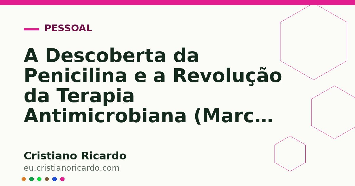 Card OG automático: A Descoberta da Penicilina e a Revolução da Terapia Antimicrobiana (Marco da Ciência — Ensaio Histórico 2023)