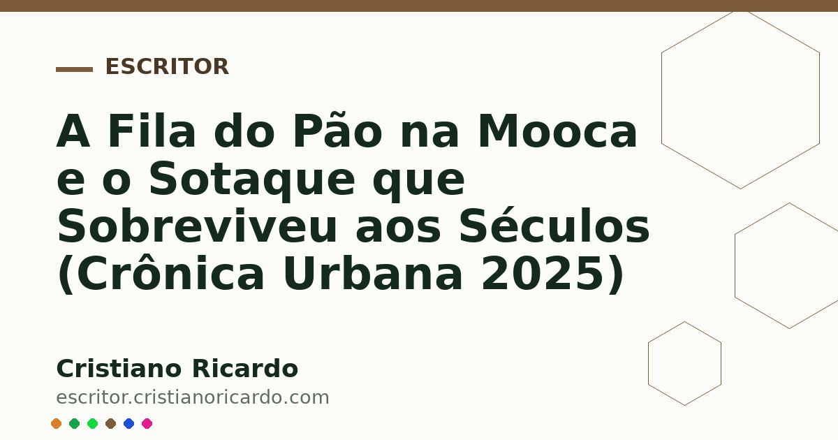 Card OG automático: A Fila do Pão na Mooca e o Sotaque que Sobreviveu aos Séculos (Crônica Urbana 2025)
