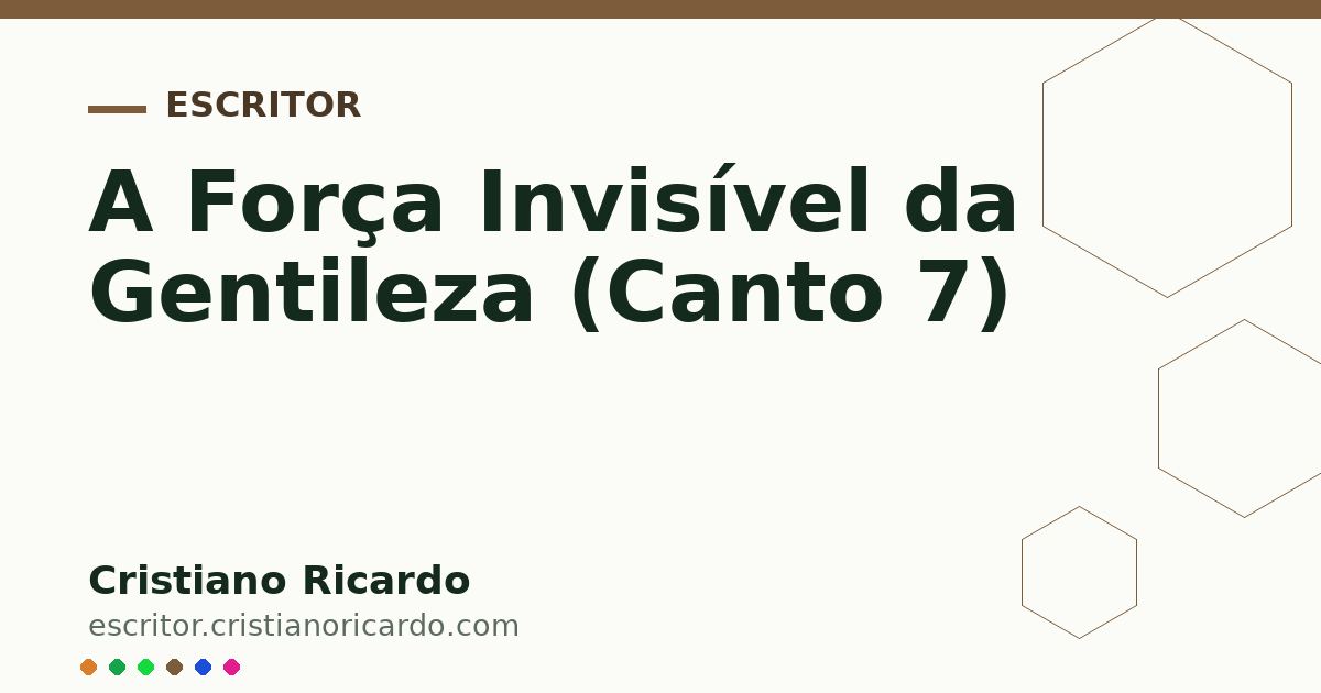 Card OG automático: A Força Invisível da Gentileza (Canto 7)