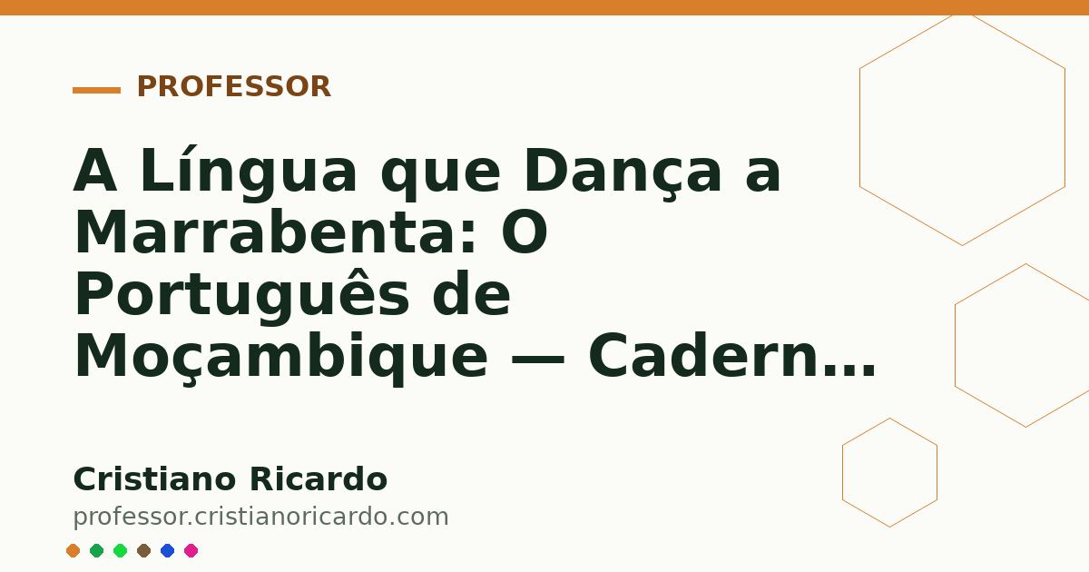 Card OG automático: A Língua que Dança a Marrabenta: O Português de Moçambique — Caderno de Gramática (2007)