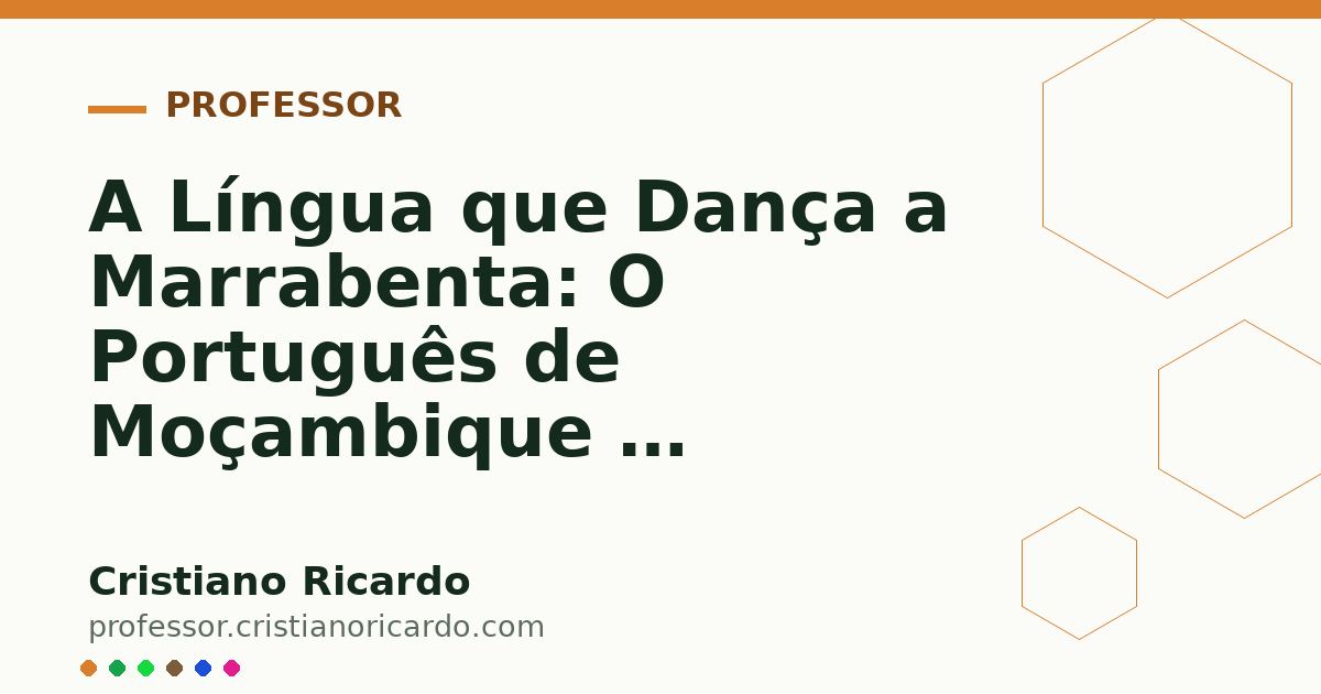 Card OG automático: A Língua que Dança a Marrabenta: O Português de Moçambique — Tesouros da Língua (2012)