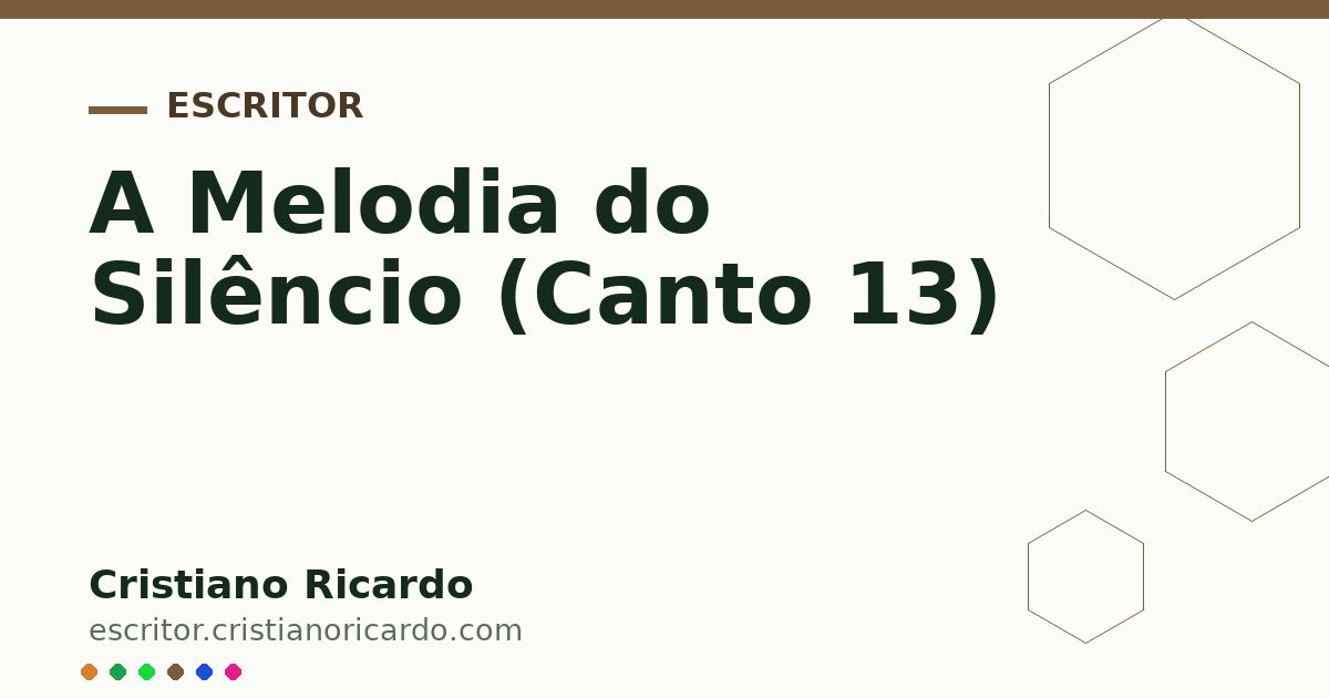 Card OG automático: A Melodia do Silêncio (Canto 13)