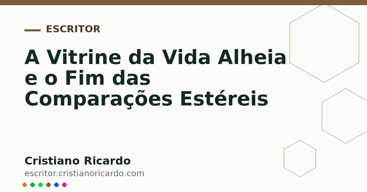 Card OG automático: A Vitrine da Vida Alheia e o Fim das Comparações Estéreis