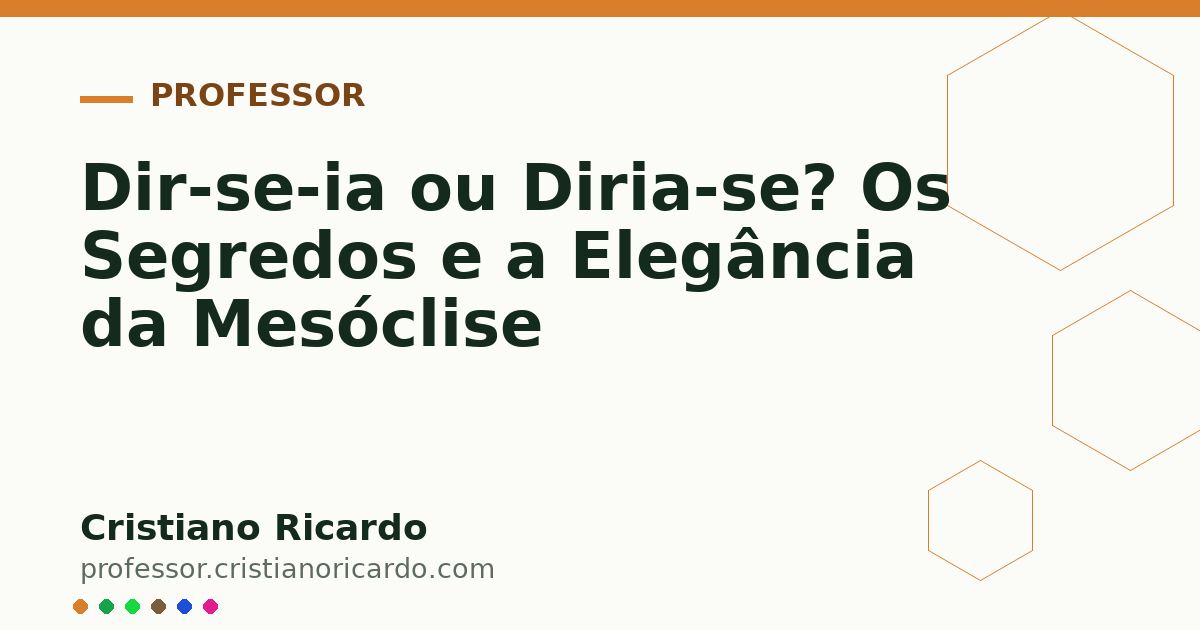Card OG automático: Dir-se-ia ou Diria-se? Os Segredos e a Elegância da Mesóclise