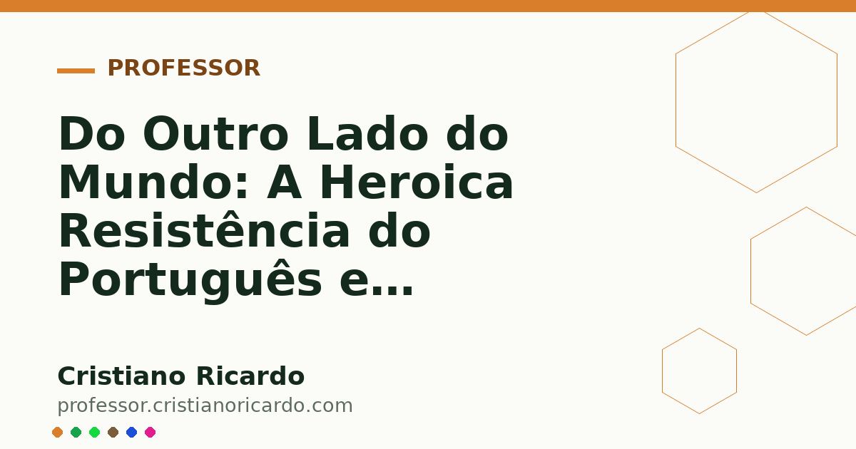 Card OG automático: Do Outro Lado do Mundo: A Heroica Resistência do Português em Timor-Leste — Caderno de Gramática (2014)