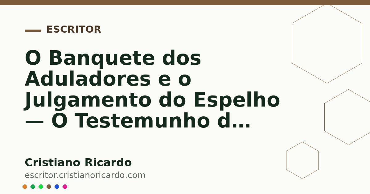 Card OG automático: O Banquete dos Aduladores e o Julgamento do Espelho — O Testemunho do Tempo (2016)