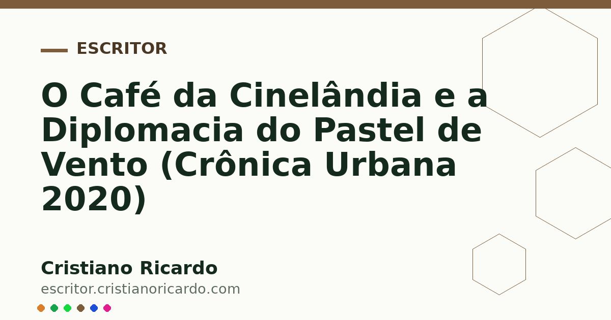 Card OG automático: O Café da Cinelândia e a Diplomacia do Pastel de Vento (Crônica Urbana 2020)