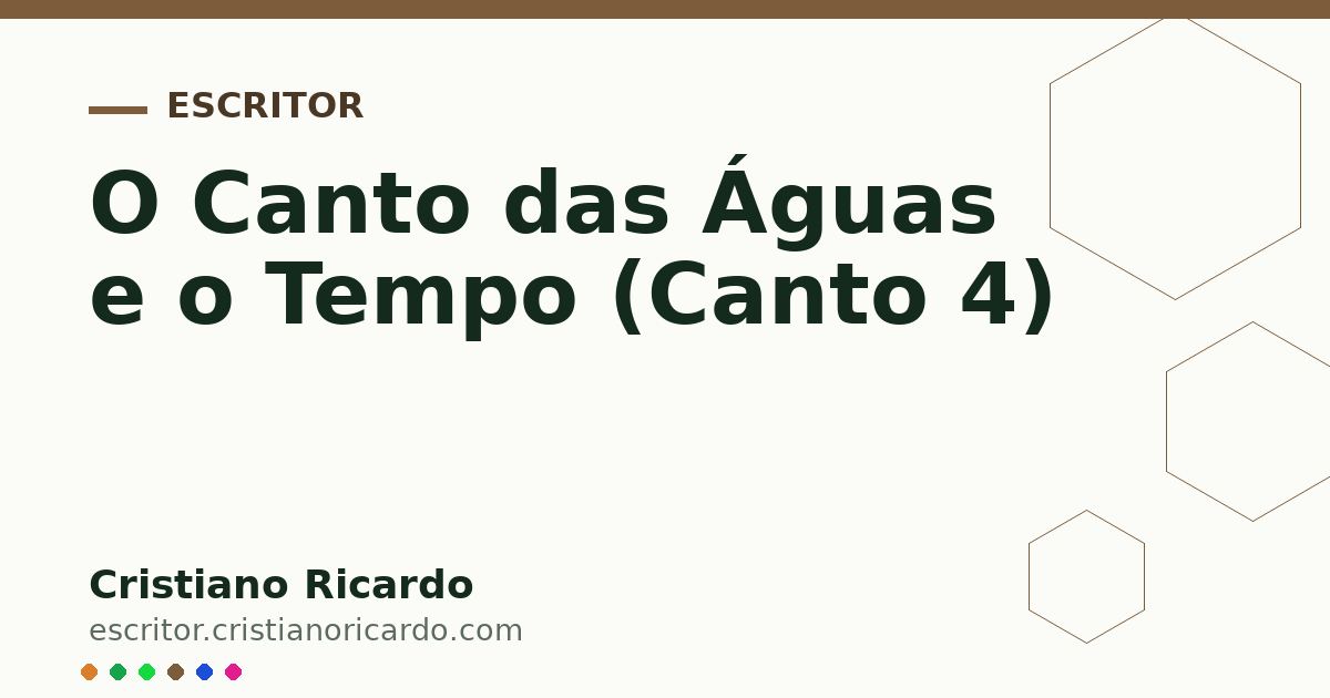 Card OG automático: O Canto das Águas e o Tempo (Canto 4)