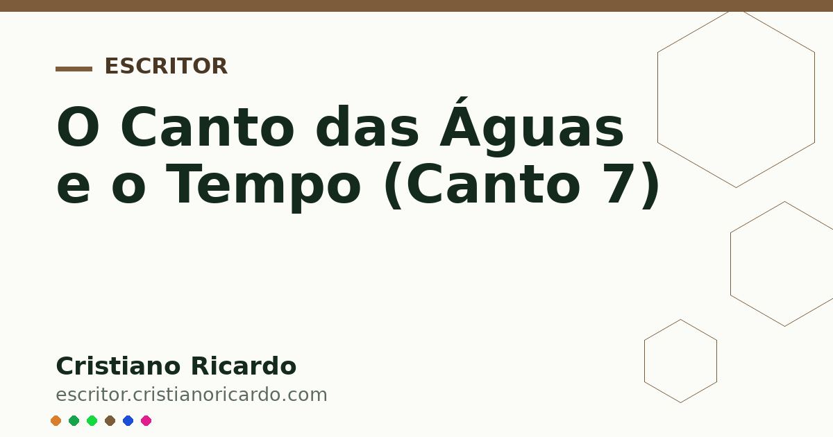 Card OG automático: O Canto das Águas e o Tempo (Canto 7)
