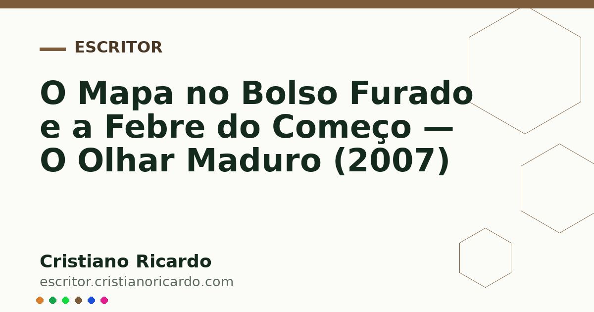 Card OG automático: O Mapa no Bolso Furado e a Febre do Começo — O Olhar Maduro (2007)