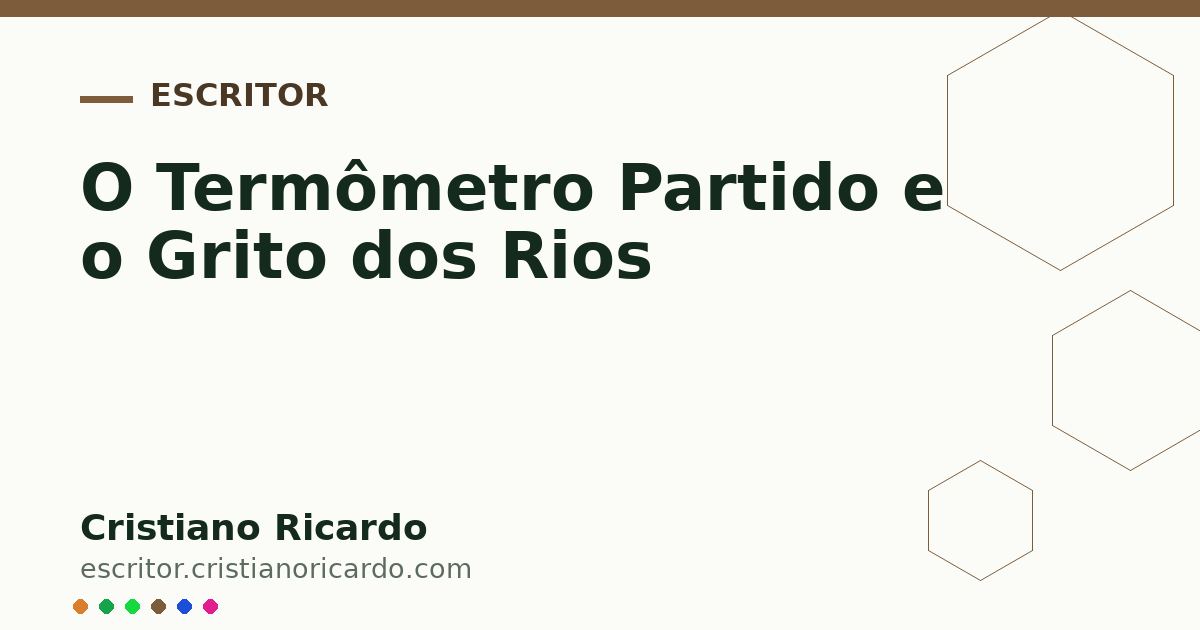 Card OG automático: O Termômetro Partido e o Grito dos Rios